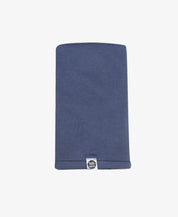 Manta de Malha de Algodão para Bebês | Liso Azul Oxford