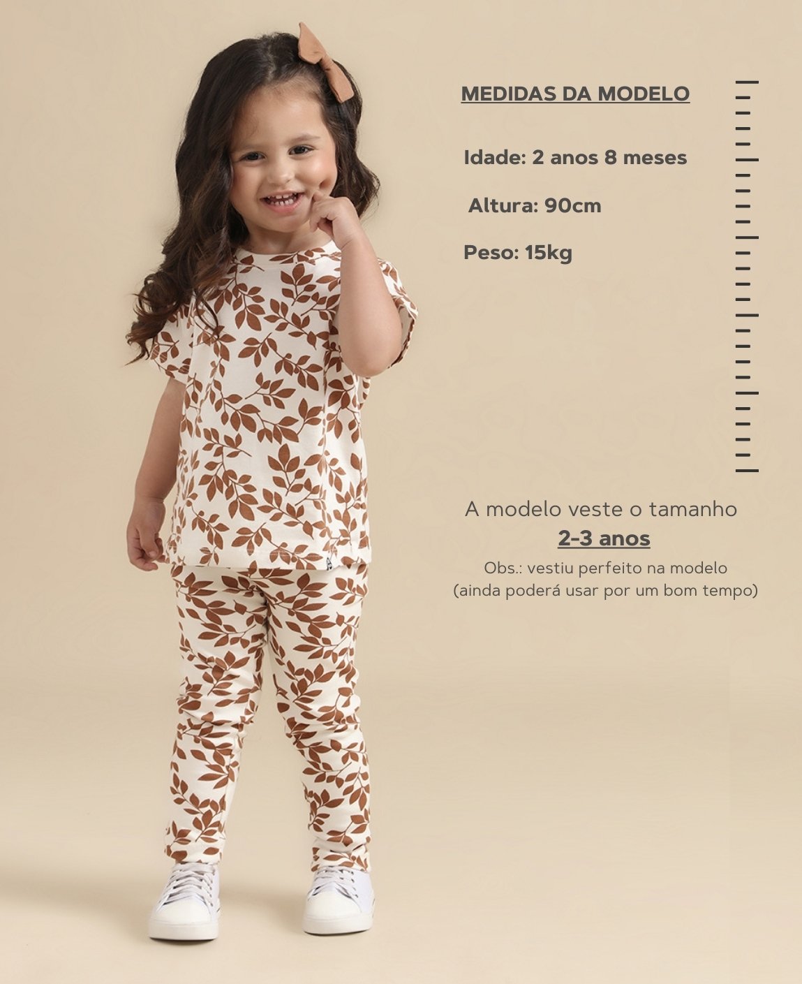 Conjunto Infantil Menina Camiseta e Legging | Laurel