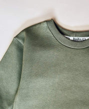 Moletom Básico Peluciado | Liso Jungle Green