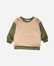 Moletom Básico Peluciado Mixed | Liso Cinnamon e Jungle Green