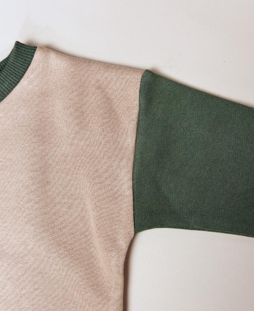 Moletom Básico Peluciado Mixed | Liso Cinnamon e Jungle Green