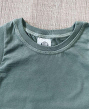 Regata Infantil Unissex MiniMalista | Liso Verde Bosque