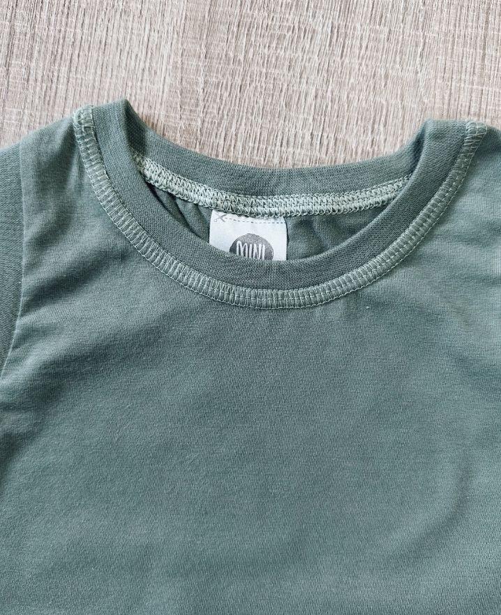 Regata Infantil Unissex MiniMalista | Liso Verde Bosque