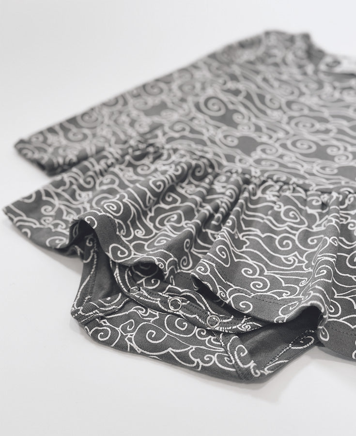 Conjunto Bebê Menina Body-Vestido Inverno + Faixinha | Dreamy