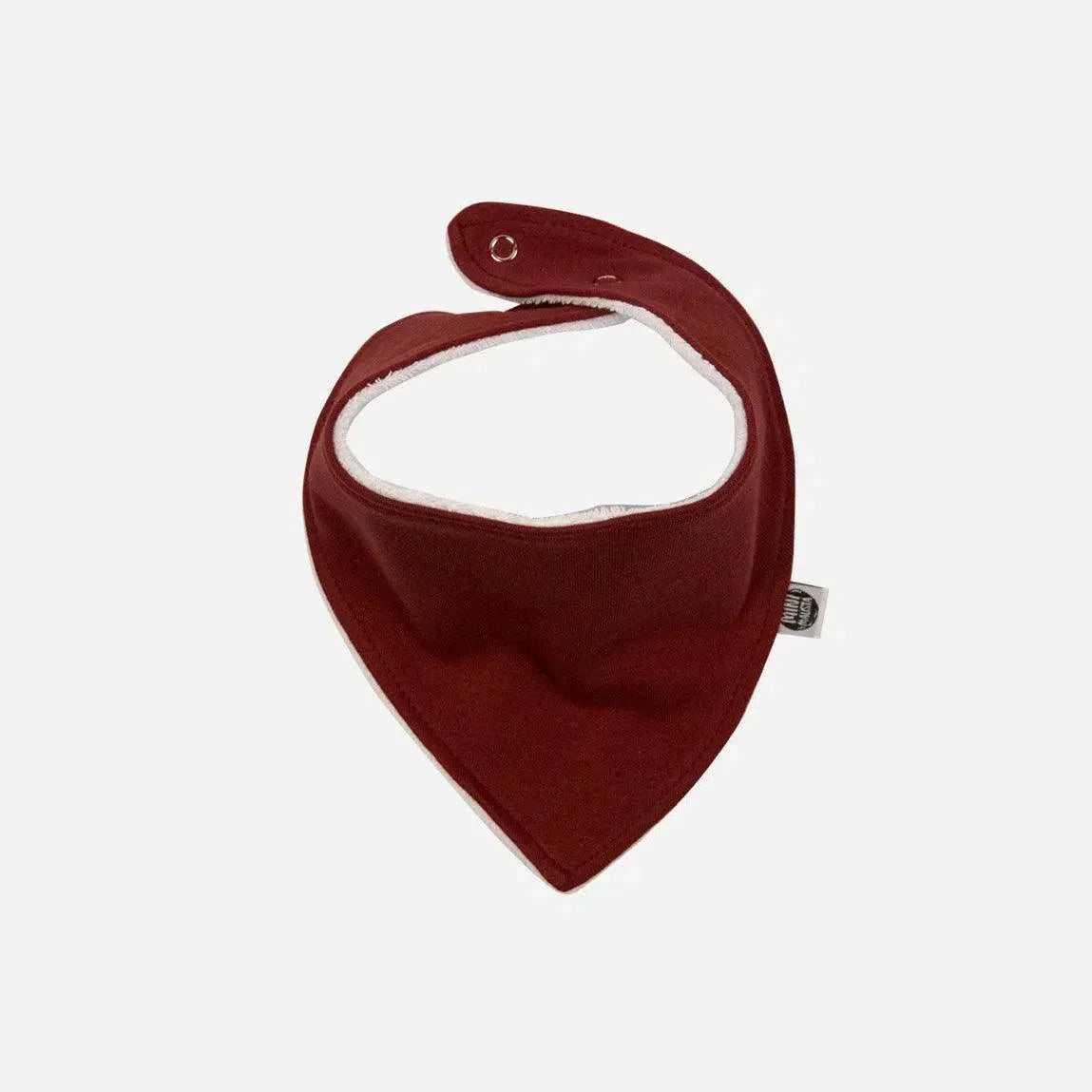Babador Bandana Unissex MiniMalista Liso Merlot - MiniMalista Baby - 0.4, b2b, Baby, black-friday, Christmas, com-desconto-mm10, Meia Estação, Menina, natal, Xmas -bebê-minimalista-estiloso