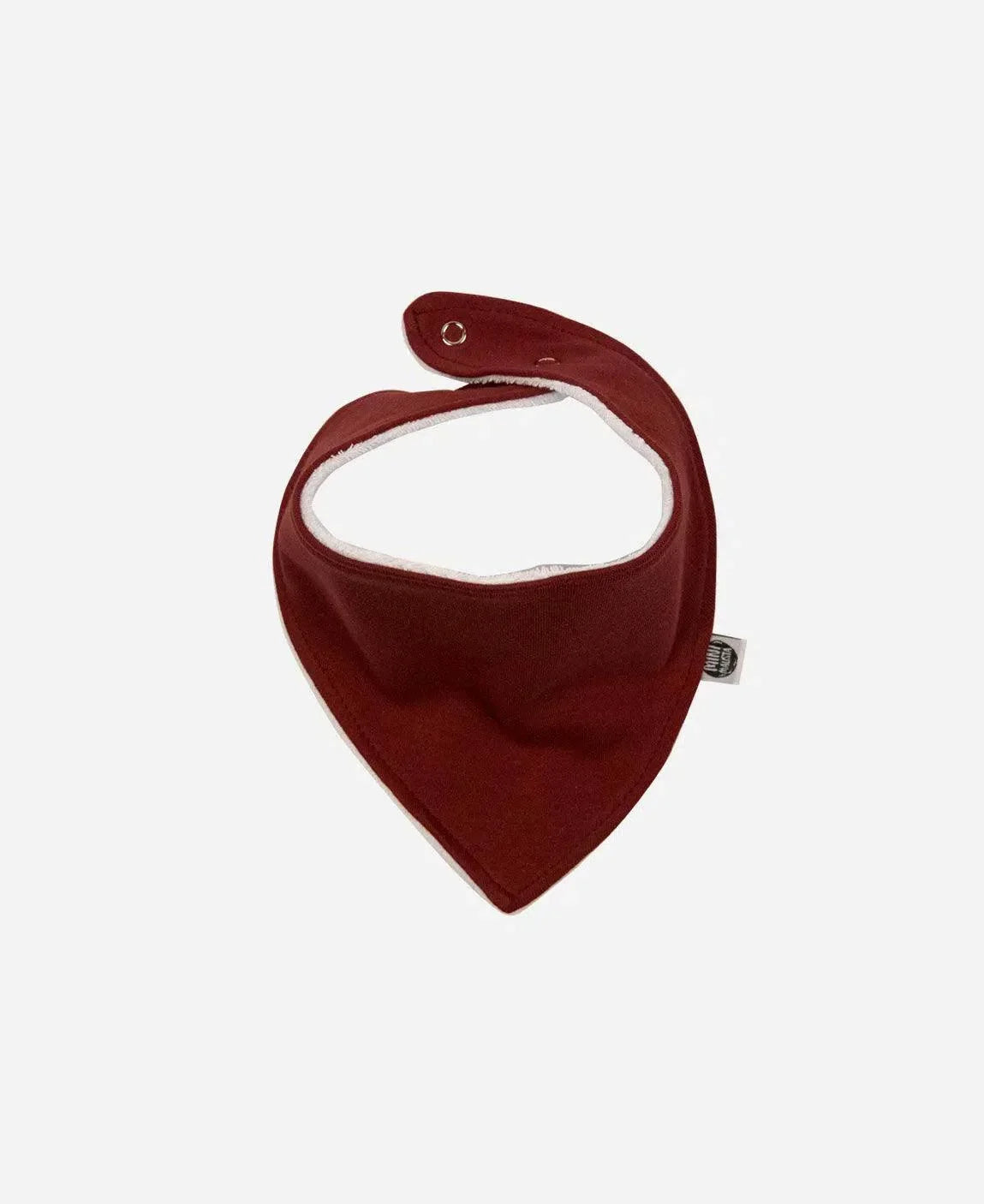 Babador Bandana Unissex MiniMalista Liso Merlot - MiniMalista Baby - 0.4, b2b, Baby, black-friday, Christmas, com-desconto-mm10, Meia Estação, Menina, natal, Xmas -bebê-minimalista-estiloso