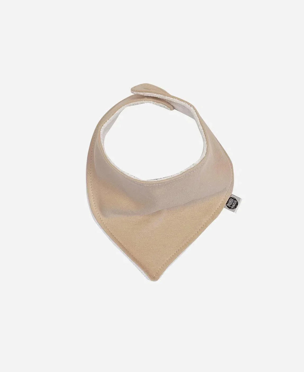 Babador Bandana Unissex MiniMalista | Liso Beige - MiniMalista Baby - 0.3, b2b, Baby, black-friday, com-desconto-mm10, Meia Estação, Menina, Neutro, Unissex -bebê-minimalista-estiloso