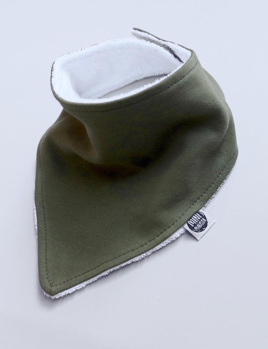 Babador Bandana Unissex MiniMalista | Liso Jungle Green - MiniMalista Baby - 0.2, b2b, Baby, black-friday, Christmas, com-desconto-mm10, Meia Estação, Menino, Natal, Xmas -bebê-minimalista-estiloso