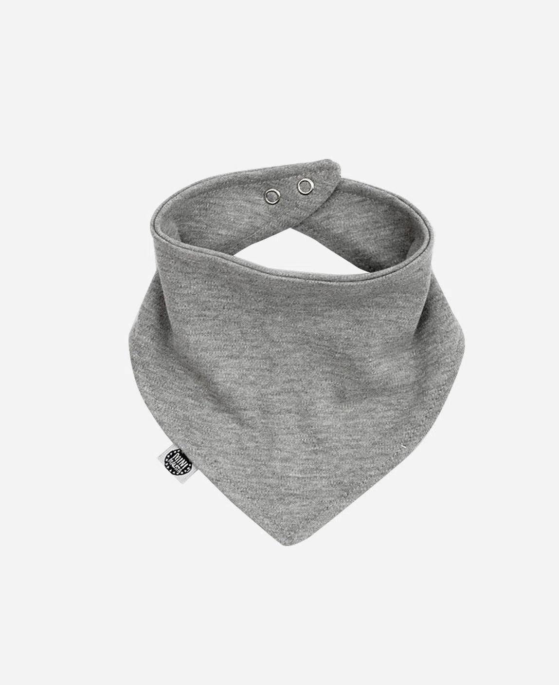 Babador Bandana Unissex MiniMalista | Liso Mescla Médio - MiniMalista Baby - 0.3, b2b, Baby, black-friday, com-desconto-mm10, Meia Estação, Menino, SALE-FINAL -bebê-minimalista-estiloso