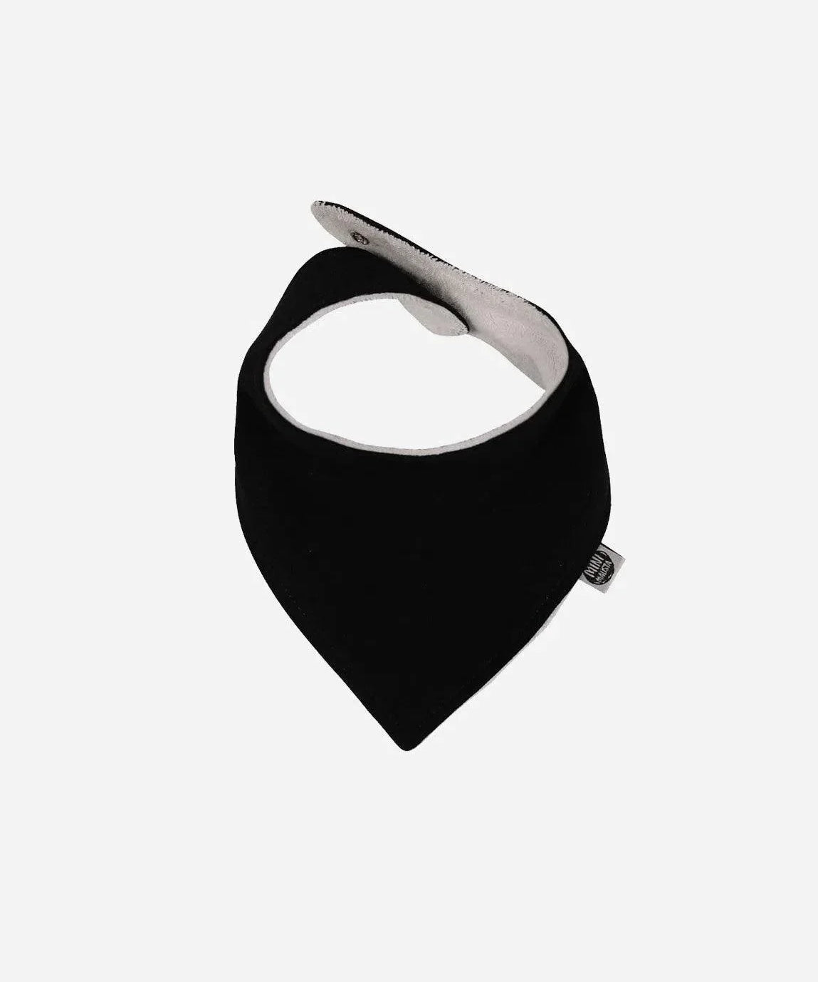 Babador Bandana Unissex MiniMalista | Liso Preto - MiniMalista Baby - 0.3, b2b, Baby, Best, black-friday, com-desconto-mm10, Meia Estação, Menino, Neutro, Unissex -bebê-minimalista-estiloso