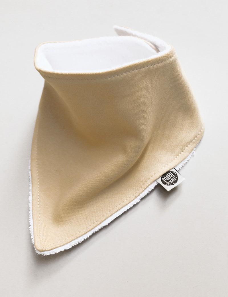 Babador Bandana Unissex MiniMalista | Liso Sand - MiniMalista Baby - 0.25, b2b, Baby, black-friday, com-desconto-mm10, Meia Estação, Menina, Neutro, Unissex -bebê-minimalista-estiloso