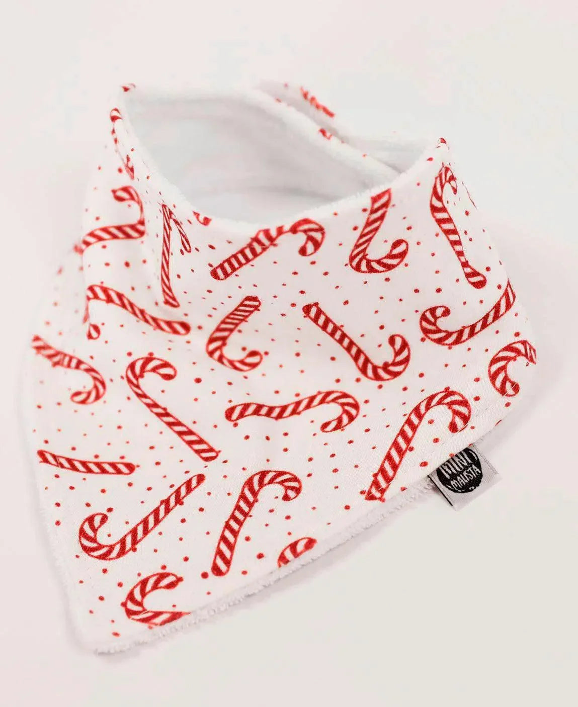 Babador Bandana Unissex | Candy Cane - MiniMalista Baby - 0, b2b, Baby, Christmas, com-desconto-mm10, Meia Estação, Menina, natal, Neutro, Unissex, Xmas -bebê-minimalista-estiloso