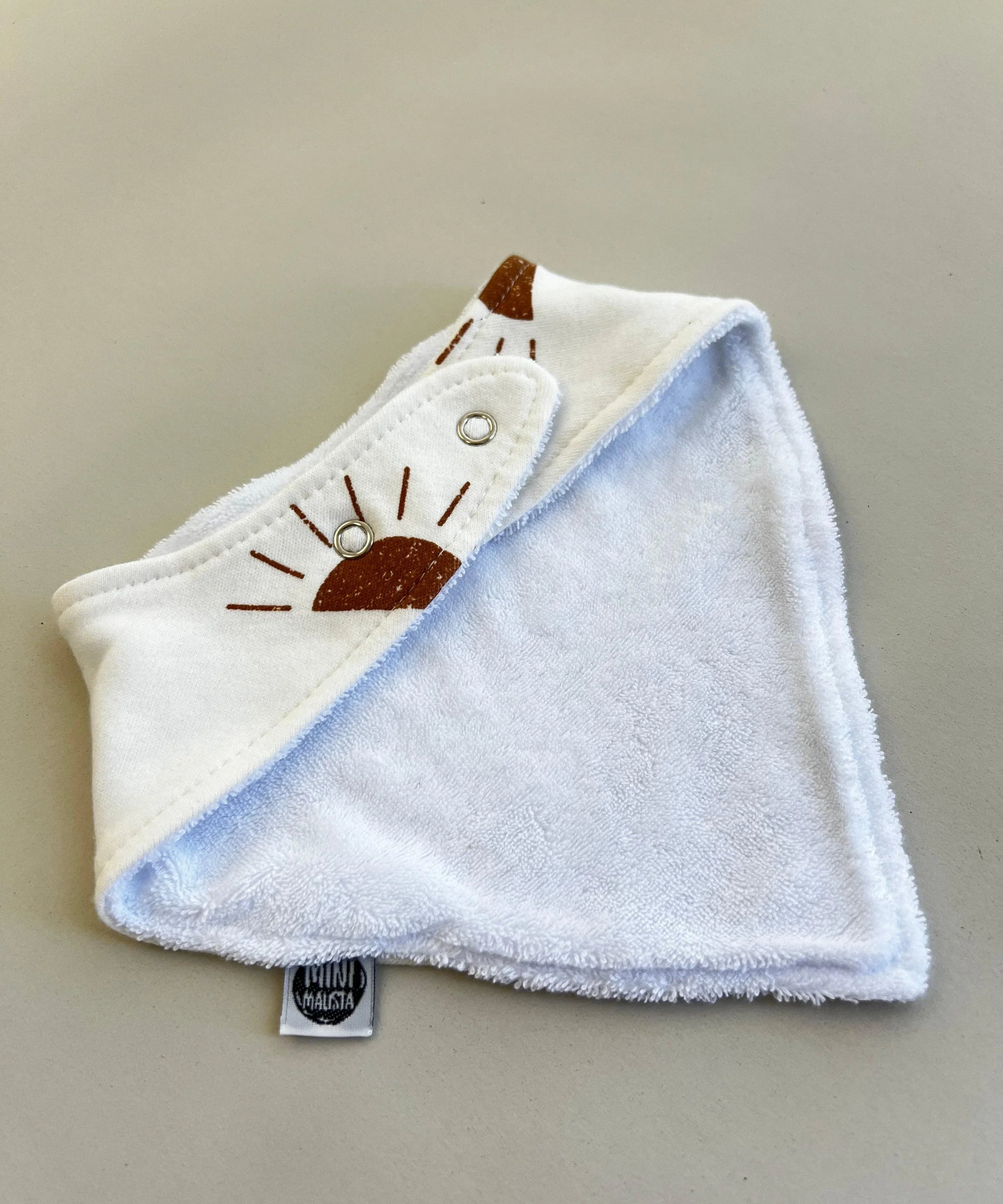 Babador Bandana Unissex | Golden Hour - MiniMalista Baby - 0.25, b2b, Baby, black-friday, com-desconto-mm10, Meia Estação, Menina, Neutro, SALE-FINAL, Unissex -bebê-minimalista-estiloso