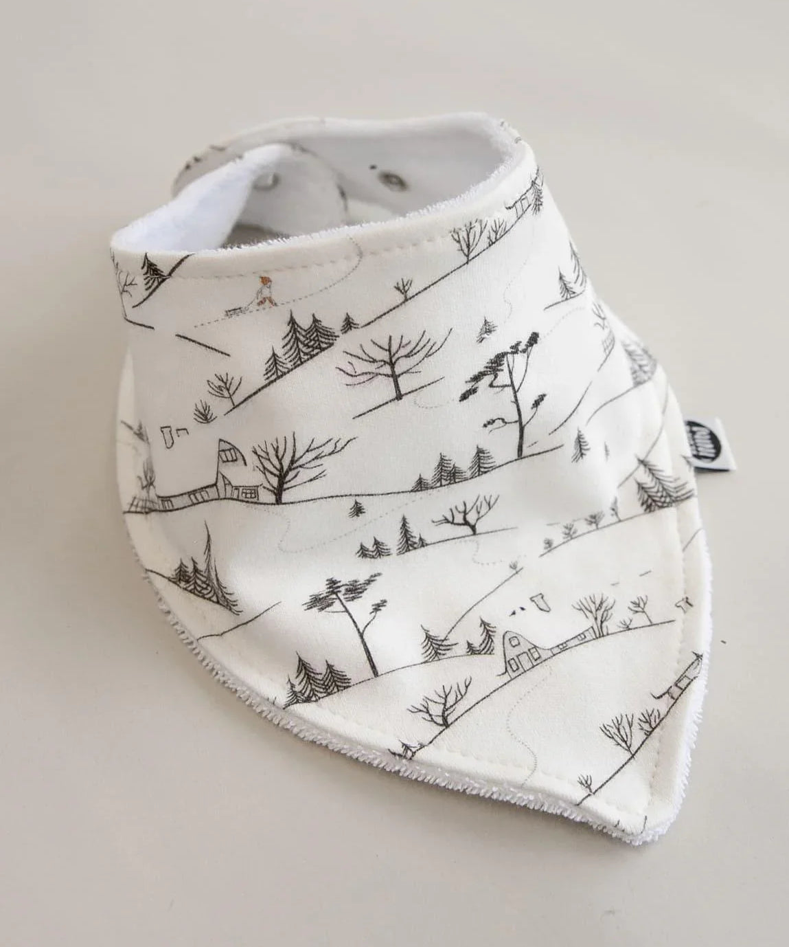 Babador Bandana Unissex | Village - MiniMalista Baby - 0, b2b, Baby, Christmas, com-desconto-mm10, Meia Estação, Menina, Menino, natal, Neutro, Unissex, Xmas -bebê-minimalista-estiloso