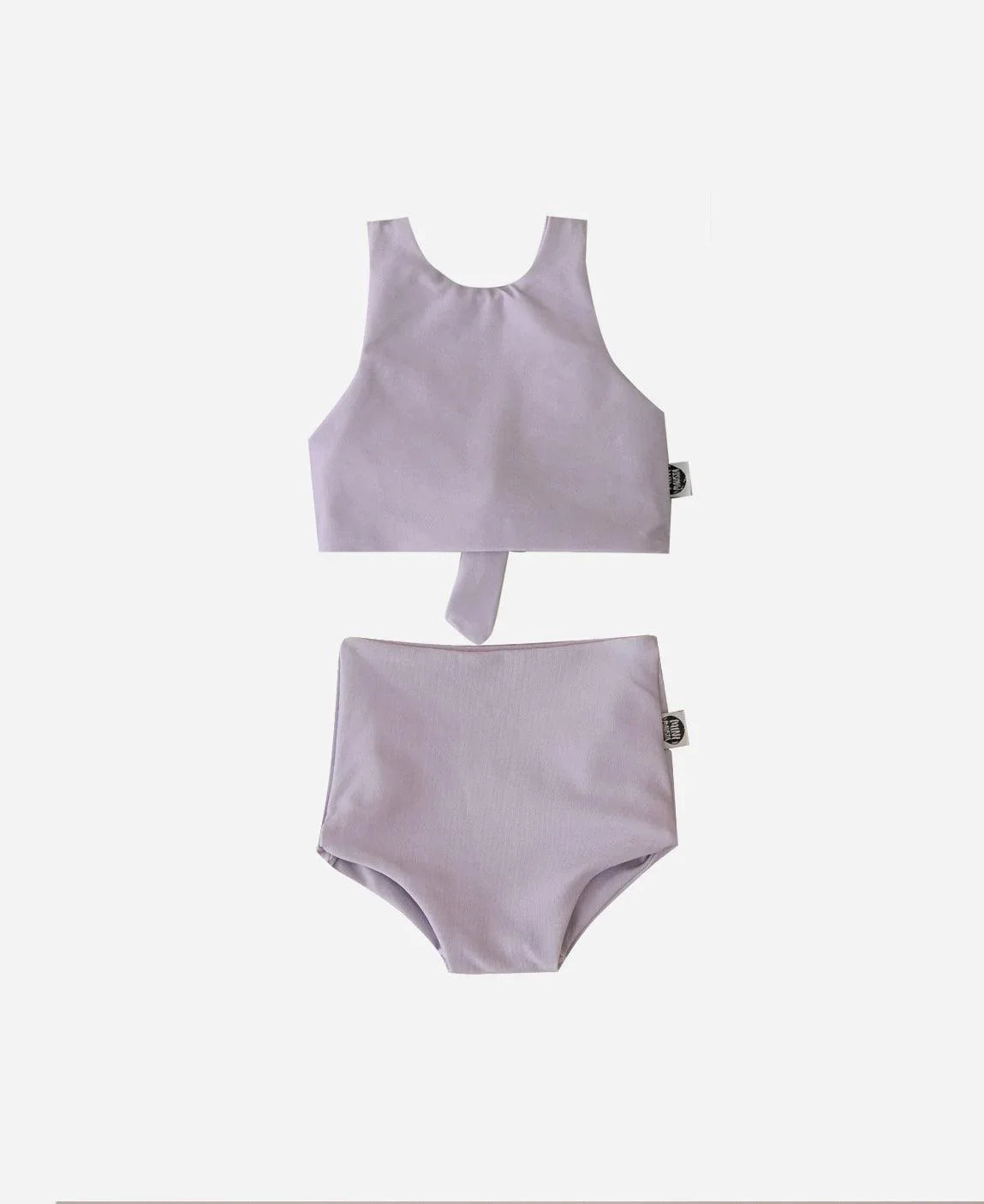 Biquini Dupla Face Infantil UV50+ MiniMalista | Liso Lilac - MiniMalista Baby - 0, b2b, Calor, com-desconto-mm10, Menina, tab-tam-biquini, Verão -bebê-minimalista-estiloso