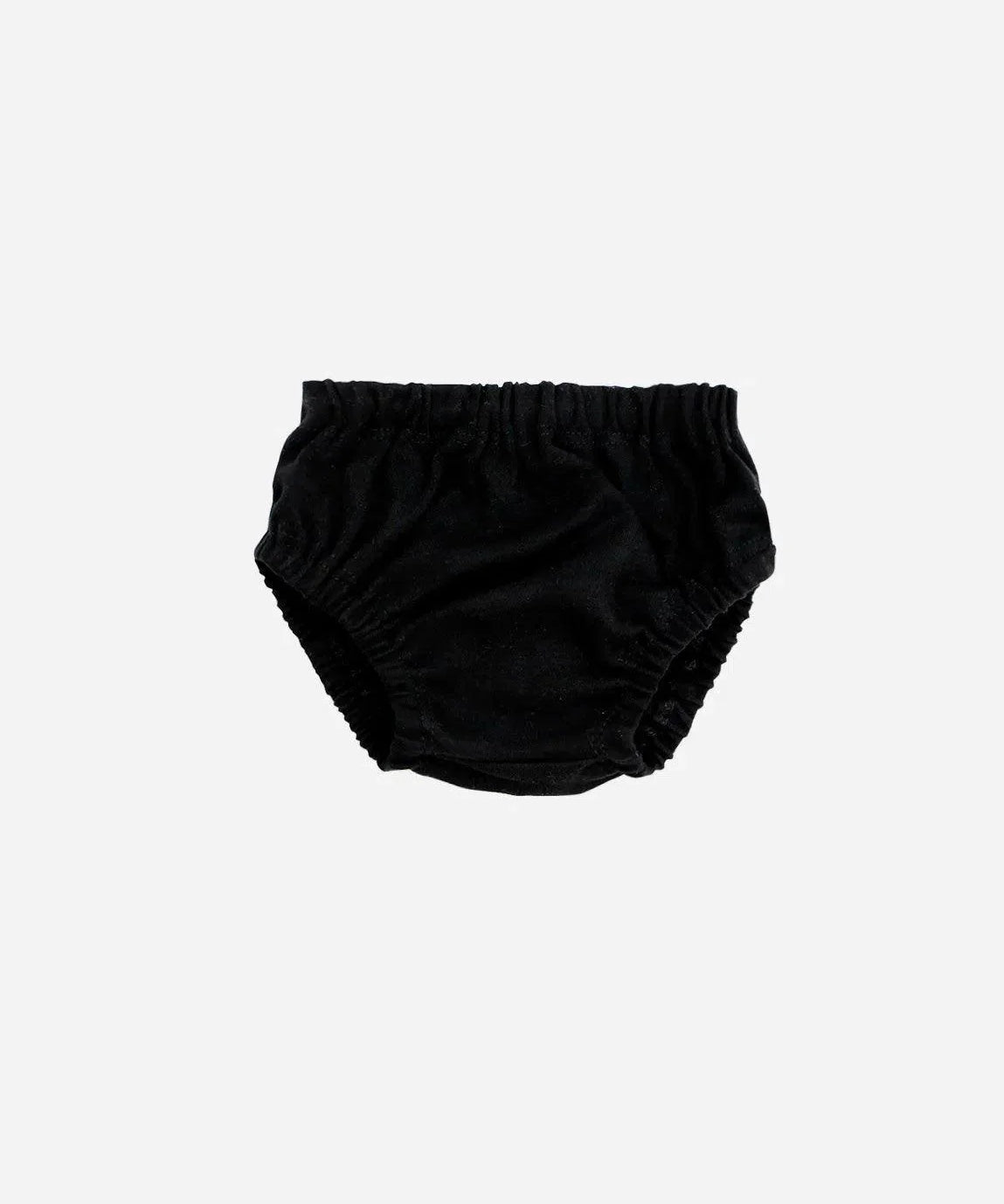 Bloomers de Bebê Unissex MiniMalista | Liso Preto - MiniMalista Baby - 0.35, b2b, Baby, black-friday, Calor, com-desconto-mm10, Menino, Neutro, tab-medidas-bloomers, Unissex, Verão -bebê-minimalista-estiloso