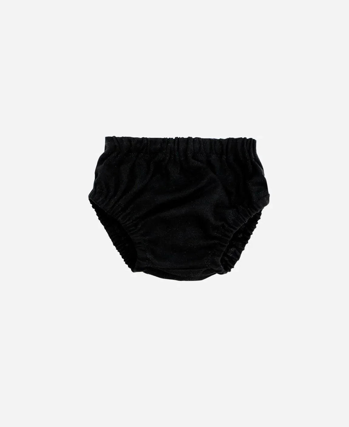Bloomers de Bebê Unissex MiniMalista | Liso Preto - MiniMalista Baby - 0.35, b2b, Baby, black-friday, Calor, com-desconto-mm10, Menino, Neutro, tab-medidas-bloomers, Unissex, Verão -bebê-minimalista-estiloso