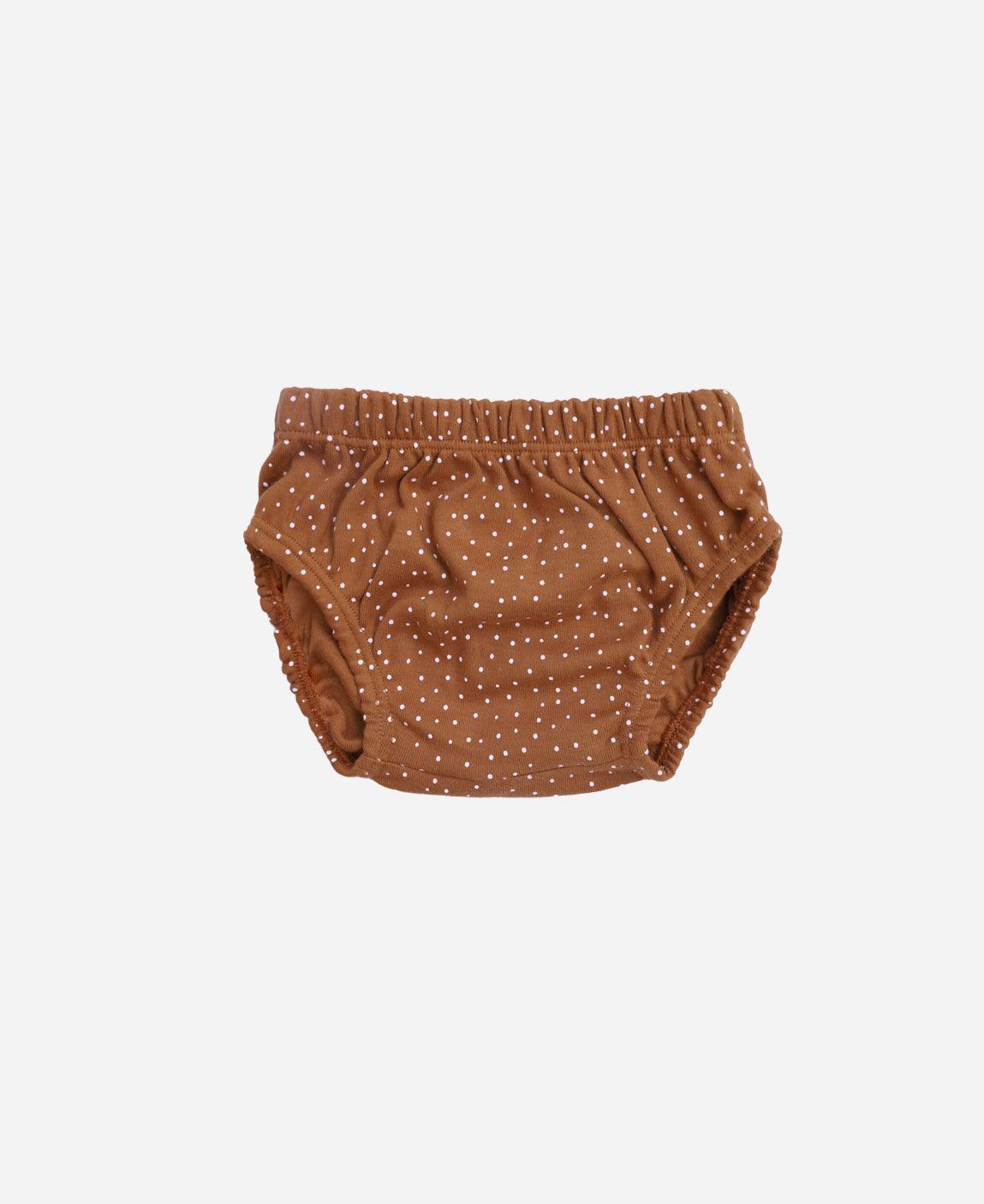Bloomers de Bebê Unissex | Bolinhas Outono - MiniMalista Baby - 0.3, b2b, Baby, black-friday, Calor, com-desconto-mm10, Menina, tab-medidas-bloomers, Verão -bebê-minimalista-estiloso