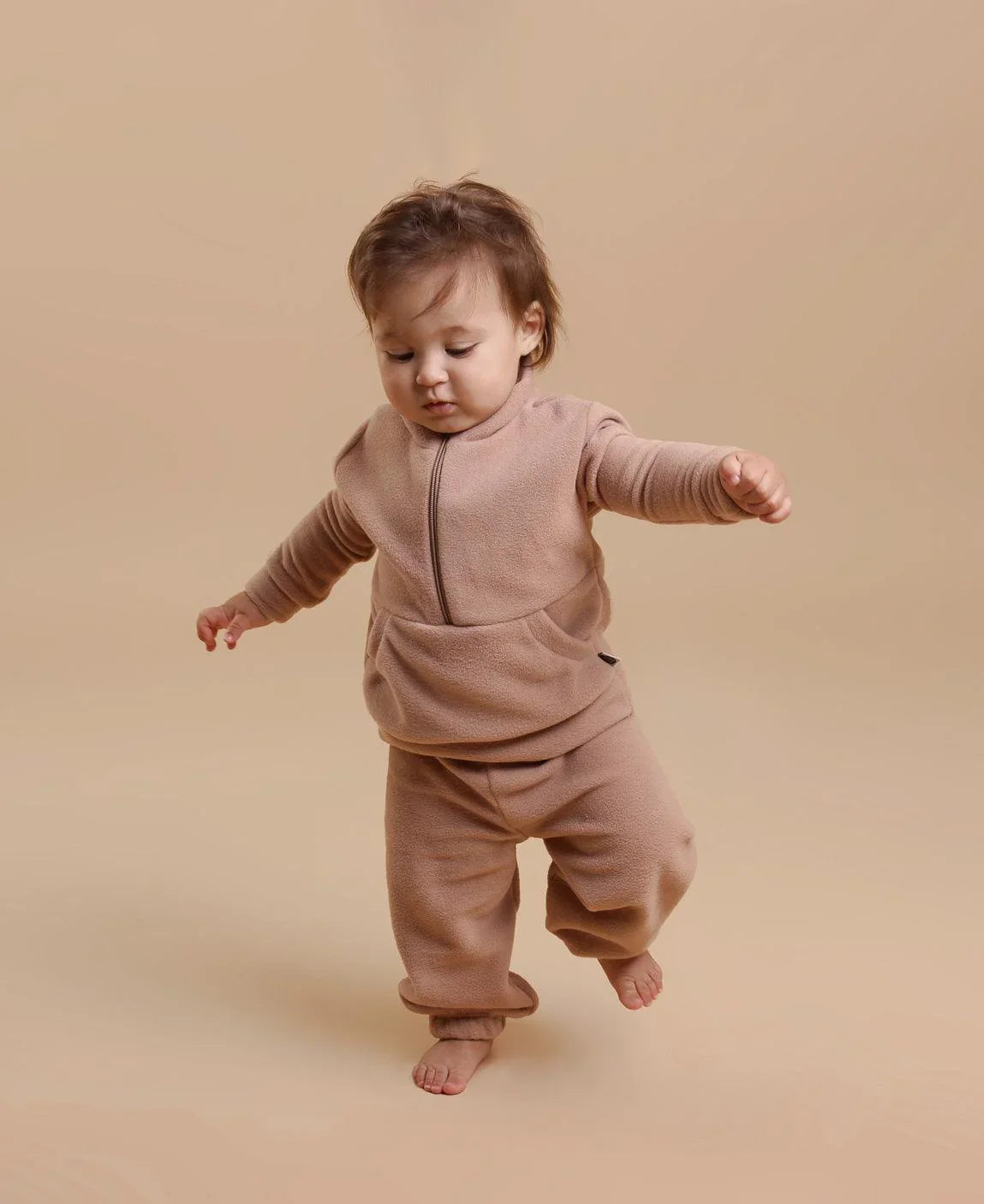 Blusão Inverno Soft MiniMalista | Liso Cinnamon - MiniMalista Baby - 0.5, b2b, Baby, Best, black-friday, com-desconto-mm10, Frio, Kids, Menina, Menino, Neutro, tab-tam-blusao-soft, tab-tam-blusão-soft-bebe, Unissex -bebê-minimalista-estiloso
