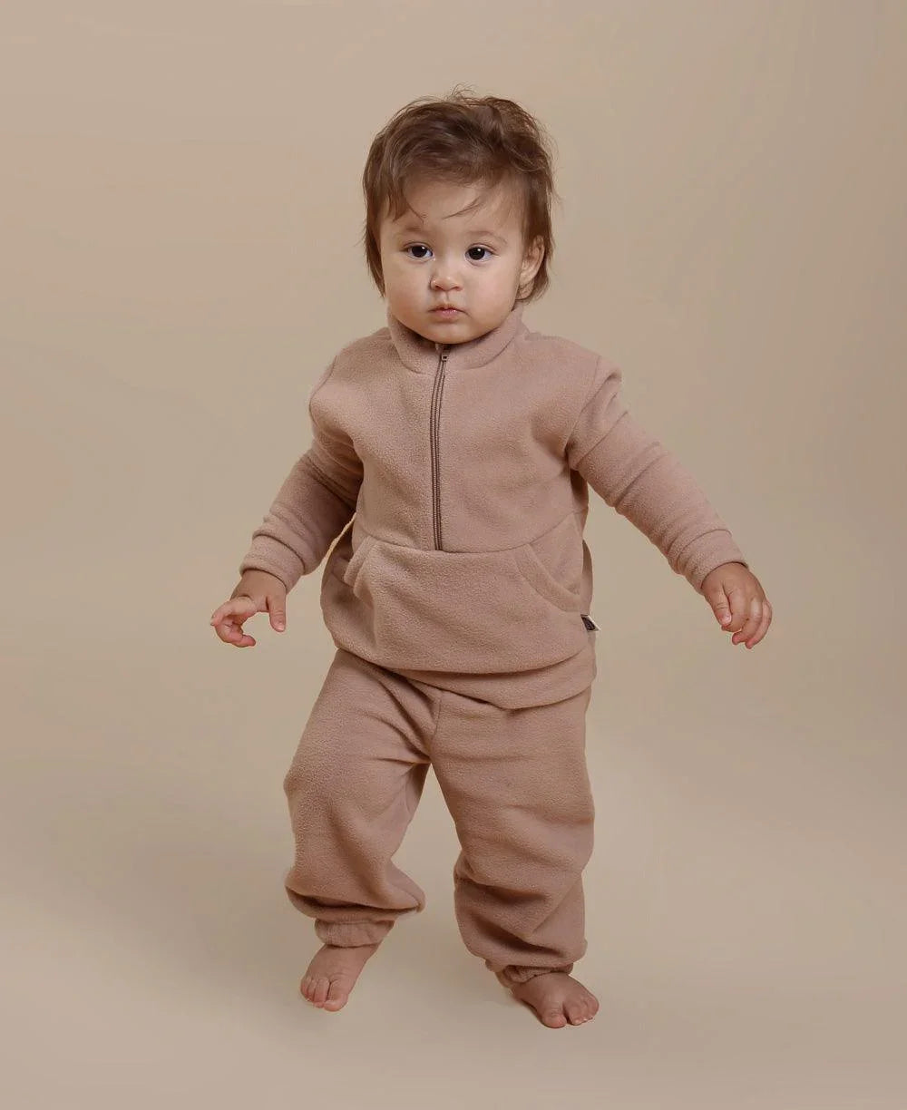 Blusão Inverno Soft MiniMalista | Liso Cinnamon - MiniMalista Baby - 0.5, b2b, Baby, Best, black-friday, com-desconto-mm10, Frio, Kids, Menina, Menino, Neutro, tab-tam-blusao-soft, tab-tam-blusão-soft-bebe, Unissex -bebê-minimalista-estiloso