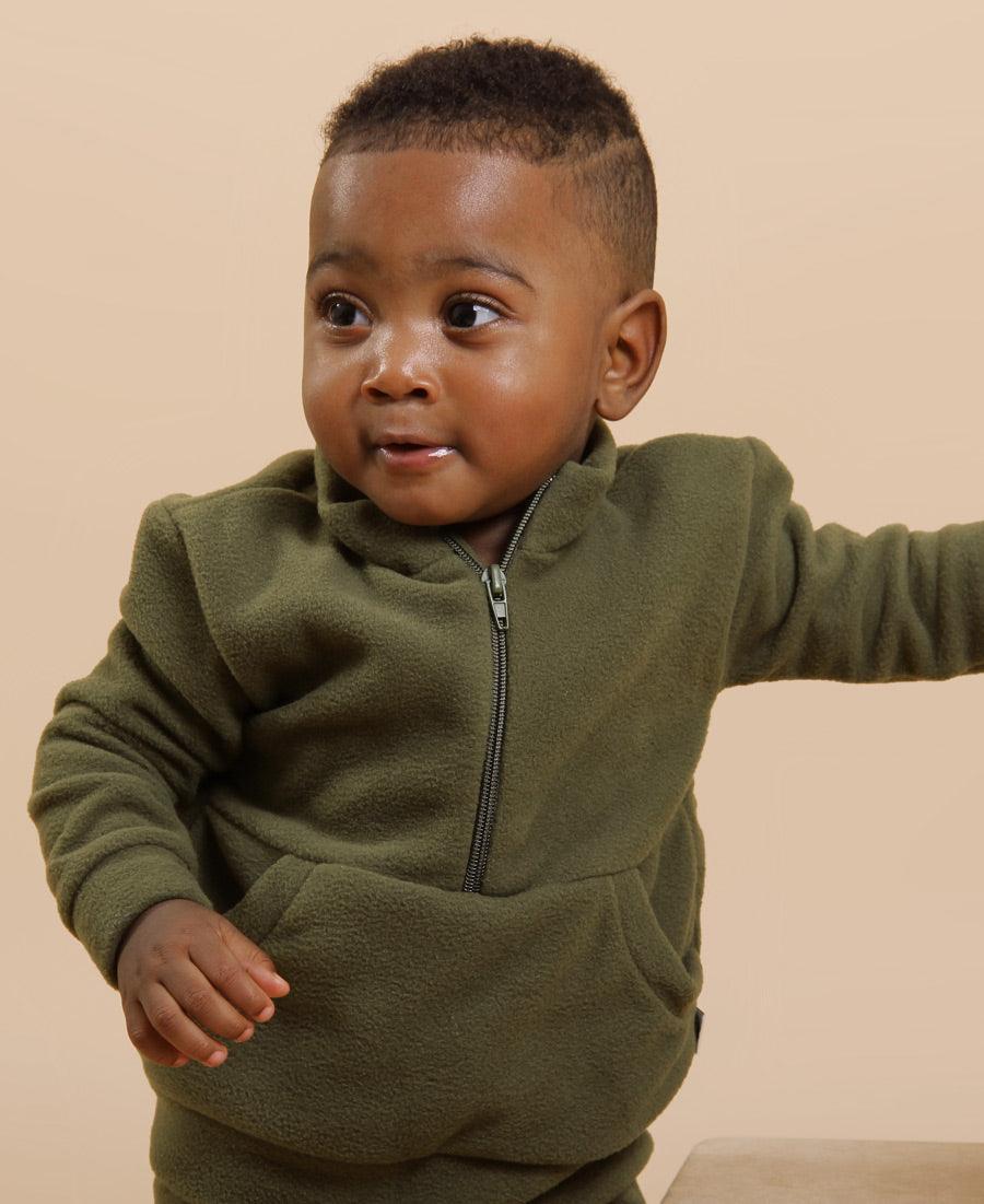 Blusão Inverno Soft MiniMalista | Liso Jungle Green - MiniMalista Baby - 0.5, b2b, Baby, black-friday, Christmas, com-desconto-mm10, Frio, Kids, Menino, Natal, tab-tam-blusao-soft, tab-tam-blusão-soft-bebe, Xmas -bebê-minimalista-estiloso