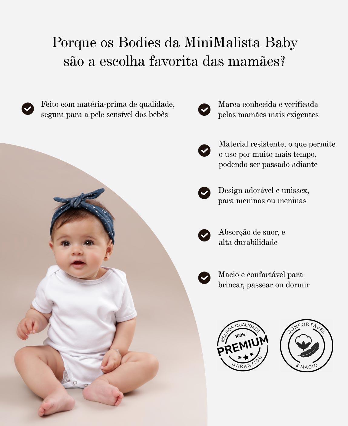 Body de Bebê Manga Curta Prematuro Unissex Mystic Eyes - MiniMalista Baby - b2b, Baby, Meia Estação, Menina, outlet, tab-tam-body-curto -bebê-minimalista-estiloso