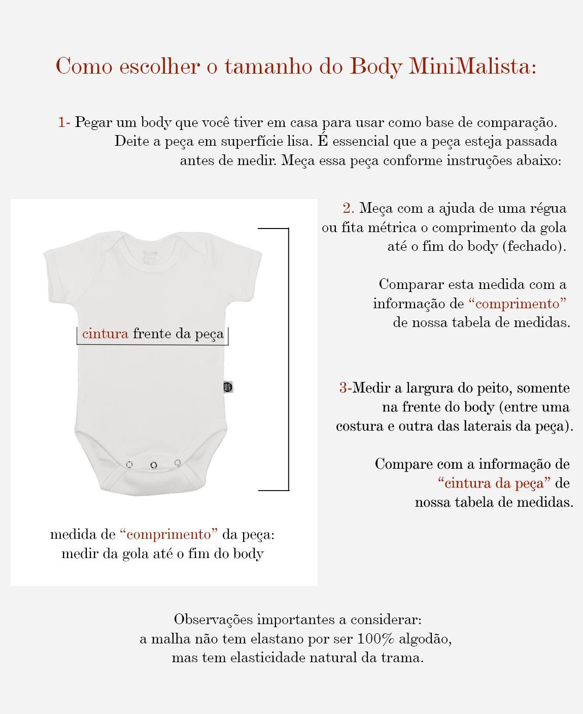 Body de Bebê Manga Curta Prematuro Unissex Satellite Mescla - MiniMalista Baby - b2b, Baby, Meia Estação, Menina, outlet, tab-tam-body-curto -bebê-minimalista-estiloso