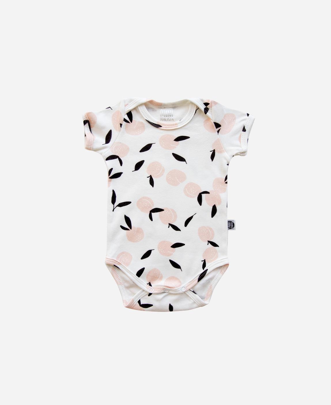 Body de Bebê Manga Curta Unissex Apricots - MiniMalista Baby - b2b, Baby, com-desconto-mm10, Meia Estação, Menina, tab-tam-body-curto -bebê-minimalista-estiloso