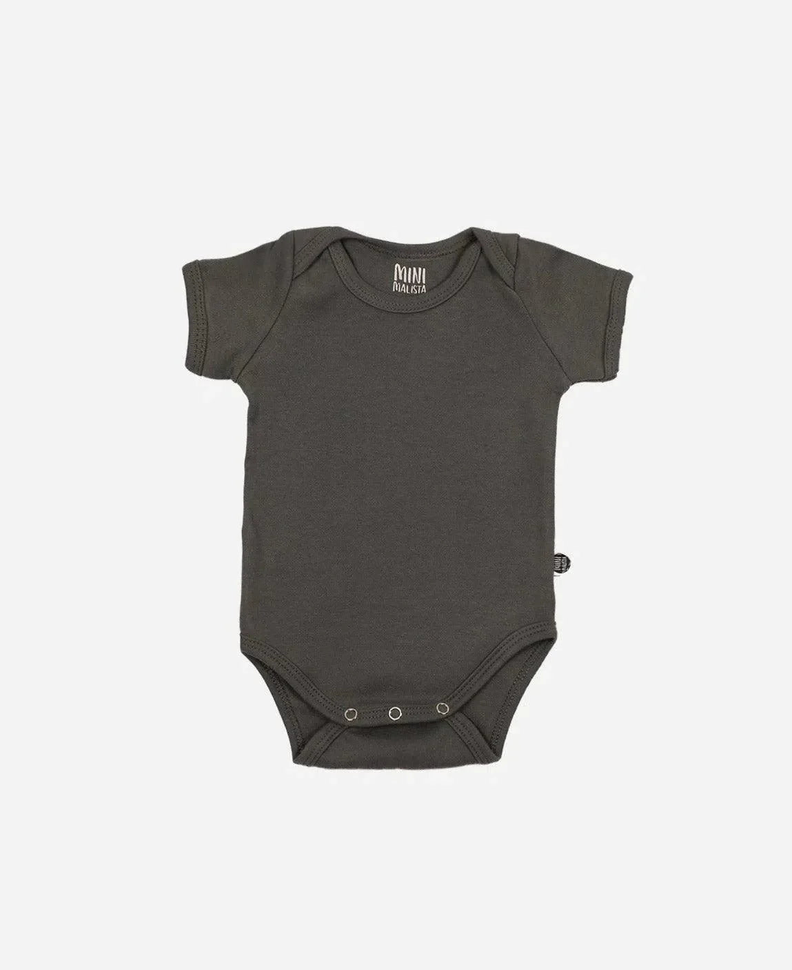 Body de Bebê Manga Curta Unissex MiniMalista | Liso Grafitti - MiniMalista Baby - 0.4, b2b, Baby, black-friday, com-desconto-mm10, Meia Estação, Menino, SALE-FINAL, tab-tam-body-curto -bebê-minimalista-estiloso