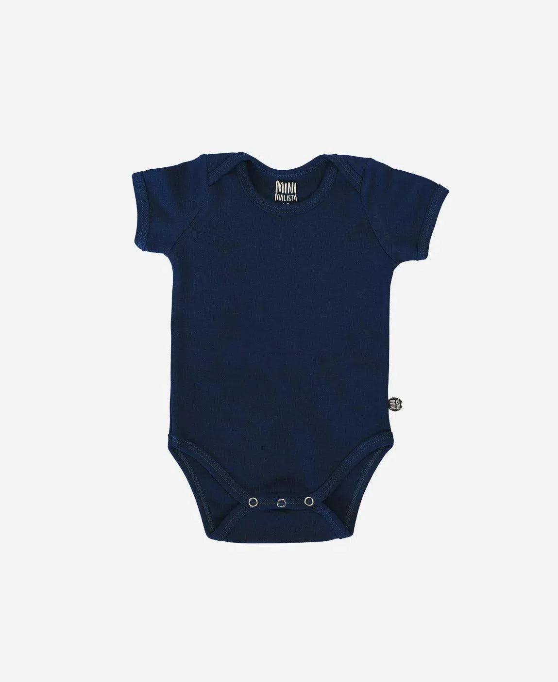 Body de Bebê Manga Curta Unissex MiniMalista | Liso Ocean - MiniMalista Baby - 0.3, b2b, Baby, black-friday, com-desconto-mm10, Meia Estação, Menino, tab-tam-body-curto -bebê-minimalista-estiloso