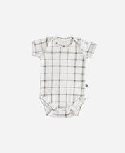 Body de Bebê Manga Curta Unissex | Xadrez Verão - MiniMalista Baby - 0.2, b2b, Baby, black-friday, com-desconto-mm10, Meia Estação, Menino, Neutro, tab-tam-body-curto, Unissex -bebê-minimalista-estiloso