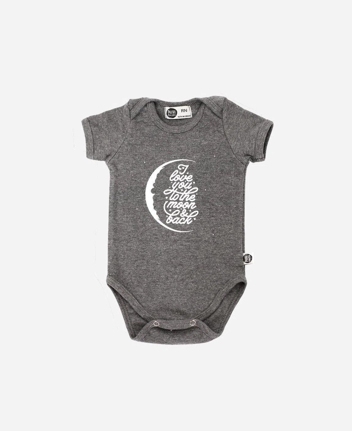 Kit 3 Bodies Manga Curta | Preto, Branco e Cinza