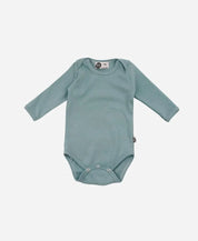 Body de Bebê Manga Longa Unissex MiniMalista Liso Azul Dust - MiniMalista Baby - 0.3, 0.45, b2b, Baby, black-friday, Frio, Menino, outlet, SALE-FINAL, tab-tam-body-manga-longa -bebê-minimalista-estiloso