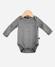 Body de Bebê Manga Longa Unissex MiniMalista Liso | Mescla Escuro - MiniMalista Baby - 0.3, b2b, Baby, black-friday, com-desconto-mm10, Frio, Menino, tab-tam-body-manga-longa, Winter Sale 20% -bebê-minimalista-estiloso