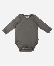 Body de Bebê Manga Longa Unissex MiniMalista | Liso Grafitti - MiniMalista Baby - 0.3, 0.4, b2b, Baby, black-friday, com-desconto-mm10, Frio, Menino, SALE-FINAL, tab-tam-body-manga-longa, Winter Sale 40% -bebê-minimalista-estiloso