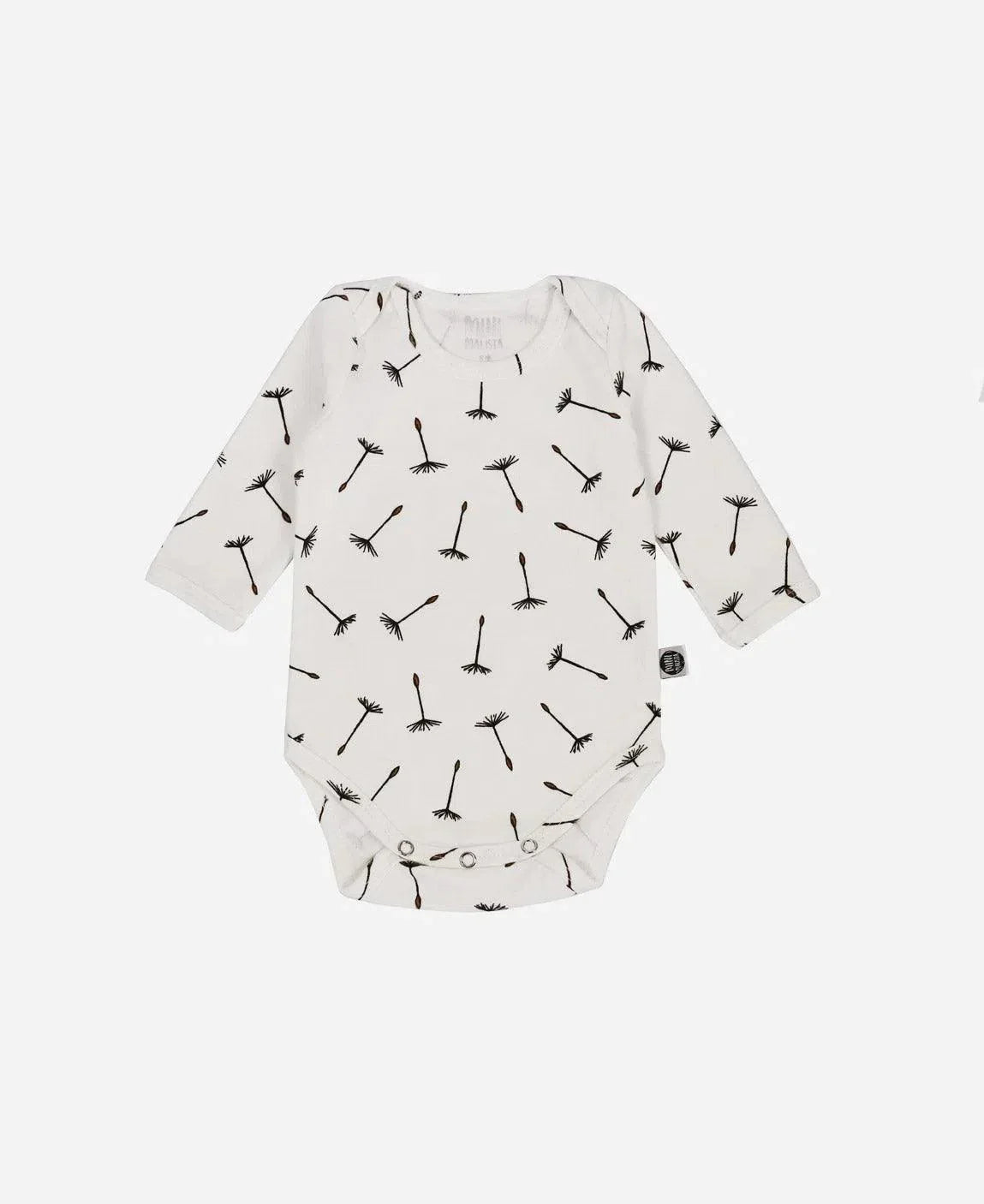Body de Bebê Manga Longa Unissex | Dandelion - MiniMalista Baby - 0.2, 0.3, Ano Novo, b2b, Baby, black-friday, com-desconto-mm10, Frio, Menina, Menino, Neutro, Reveillon, tab-tam-body-manga-longa, Unissex, Winter Sale 30% -bebê-minimalista-estiloso