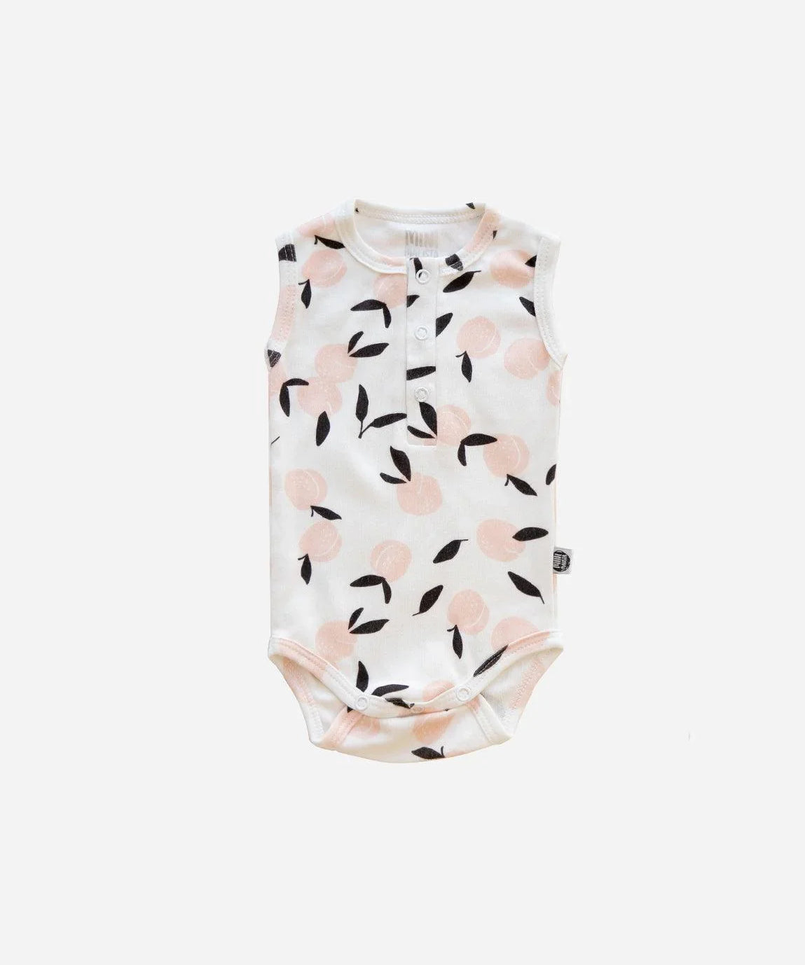 Body de Bebê Regata Unissex Botões | Apricots - MiniMalista Baby - 0.2, b2b, Baby, black-friday, Calor, com-desconto-mm10, Menina, tab-tam-body-regata, Verão -bebê-minimalista-estiloso