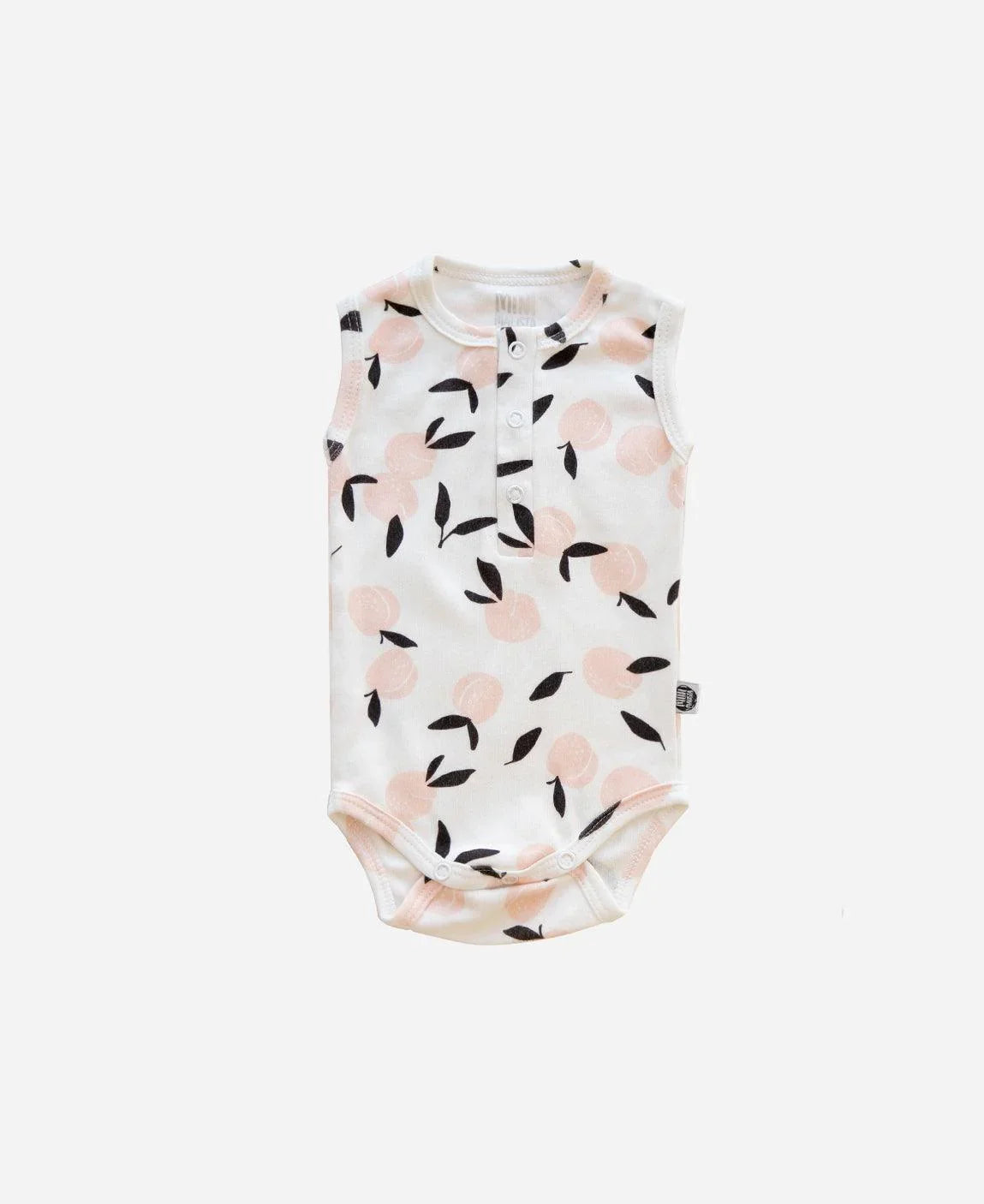 Body de Bebê Regata Unissex Botões | Apricots - MiniMalista Baby - 0.2, b2b, Baby, black-friday, Calor, com-desconto-mm10, Menina, tab-tam-body-regata, Verão -bebê-minimalista-estiloso