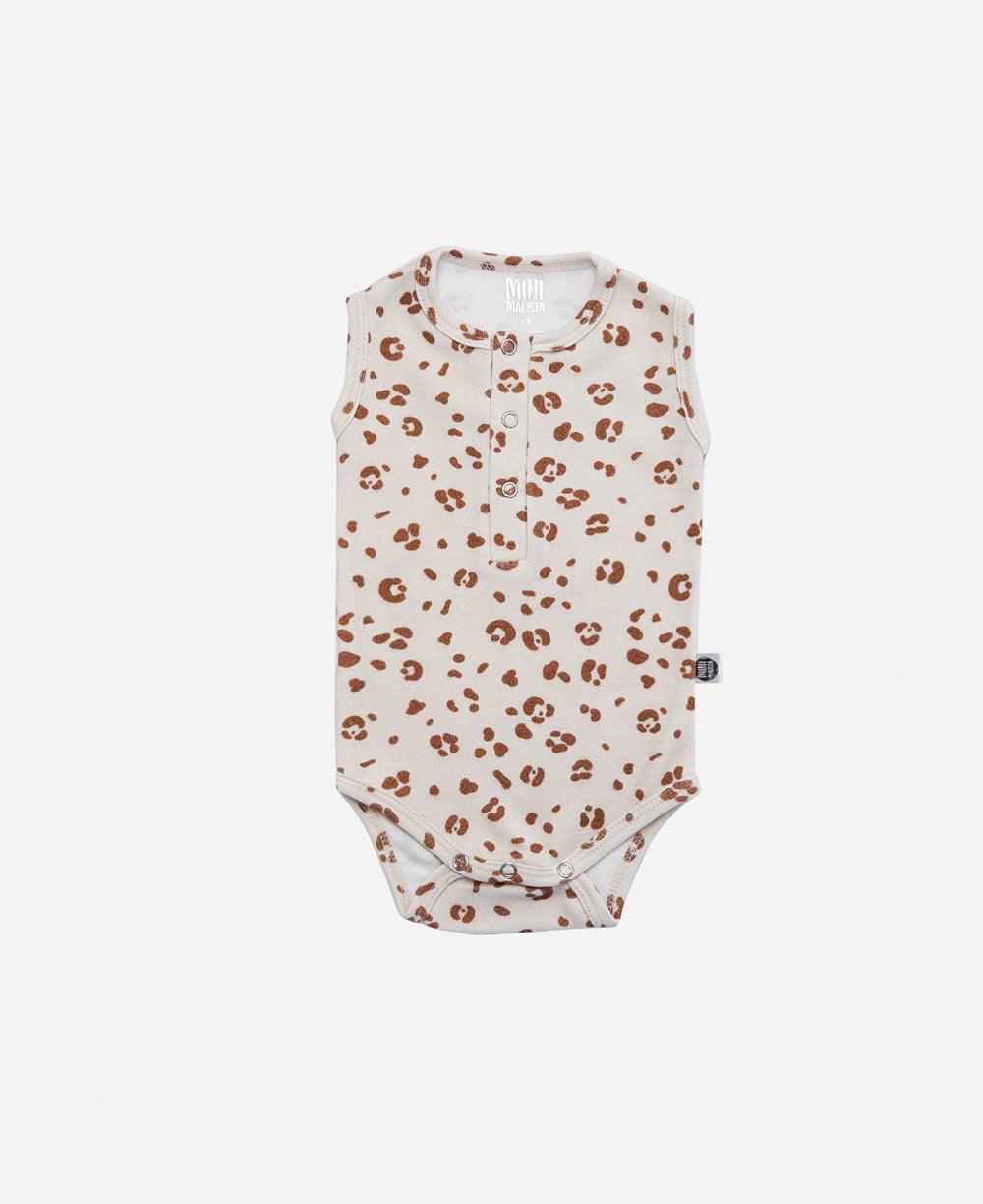 Body de Bebê Regata Unissex Botões | Jaguar - MiniMalista Baby - 0.3, 0.45, b2b, Baby, black-friday, Calor, com-desconto-mm10, Menina, tab-tam-body-regata, Verão -bebê-minimalista-estiloso