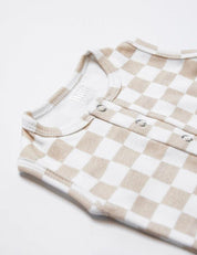 Body de Bebê Regata Unissex Botões | Racer Beige - MiniMalista Baby - 0.3, b2b, Baby, black-friday, Calor, com-desconto-mm10, Menina, Neutro, tab-tam-body-regata, Unissex, Verão -bebê-minimalista-estiloso