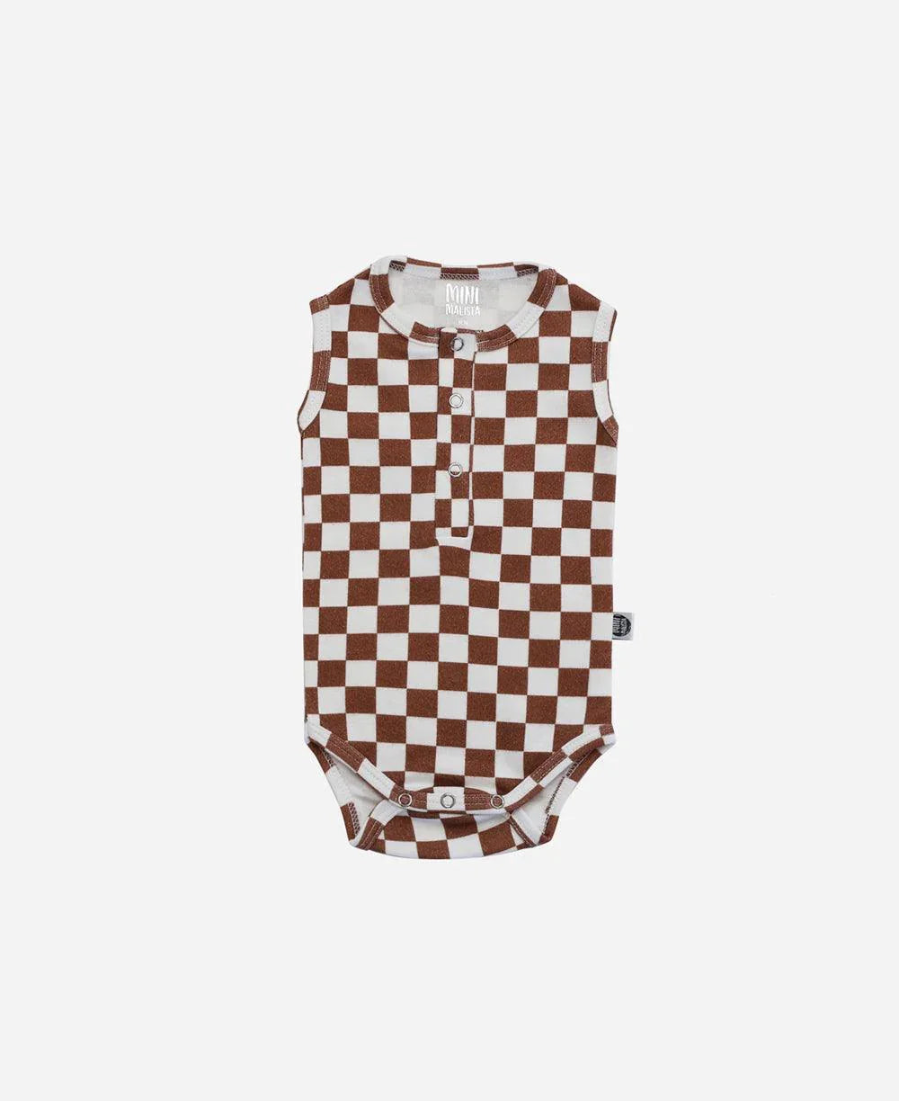 Body de Bebê Regata Unissex Botões | Racer Oak - MiniMalista Baby - 0.3, b2b, Baby, black-friday, Calor, com-desconto-mm10, Menino, Neutro, tab-tam-body-regata, Unissex, Verão -bebê-minimalista-estiloso
