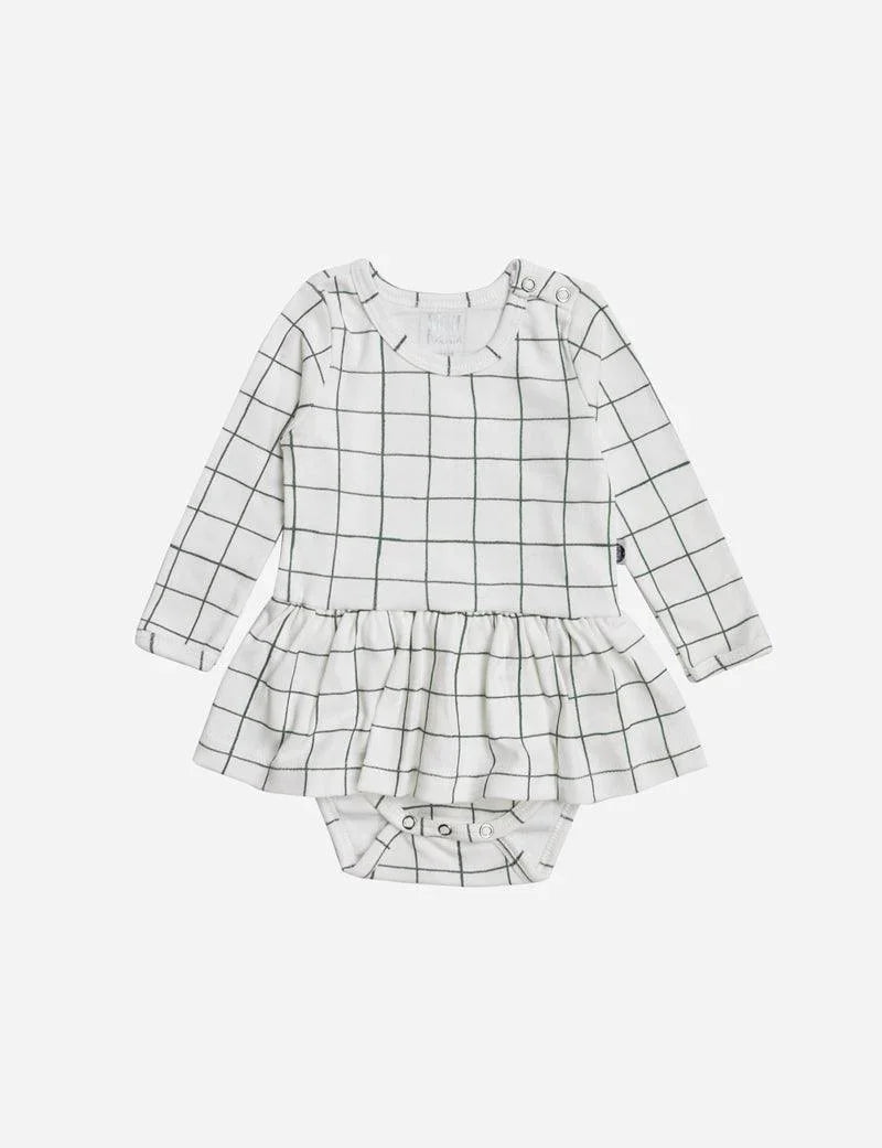 Body-Vestido de Bebê Manga Longa | Greeny - MiniMalista Baby - 0.3, b2b, Baby, black-friday, com-desconto-mm10, Frio, Menina, tab-tam-body-vestido -bebê-minimalista-estiloso