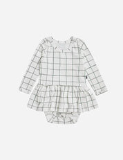 Body-Vestido de Bebê Manga Longa | Greeny - MiniMalista Baby - 0.3, b2b, Baby, black-friday, com-desconto-mm10, Frio, Menina, tab-tam-body-vestido -bebê-minimalista-estiloso