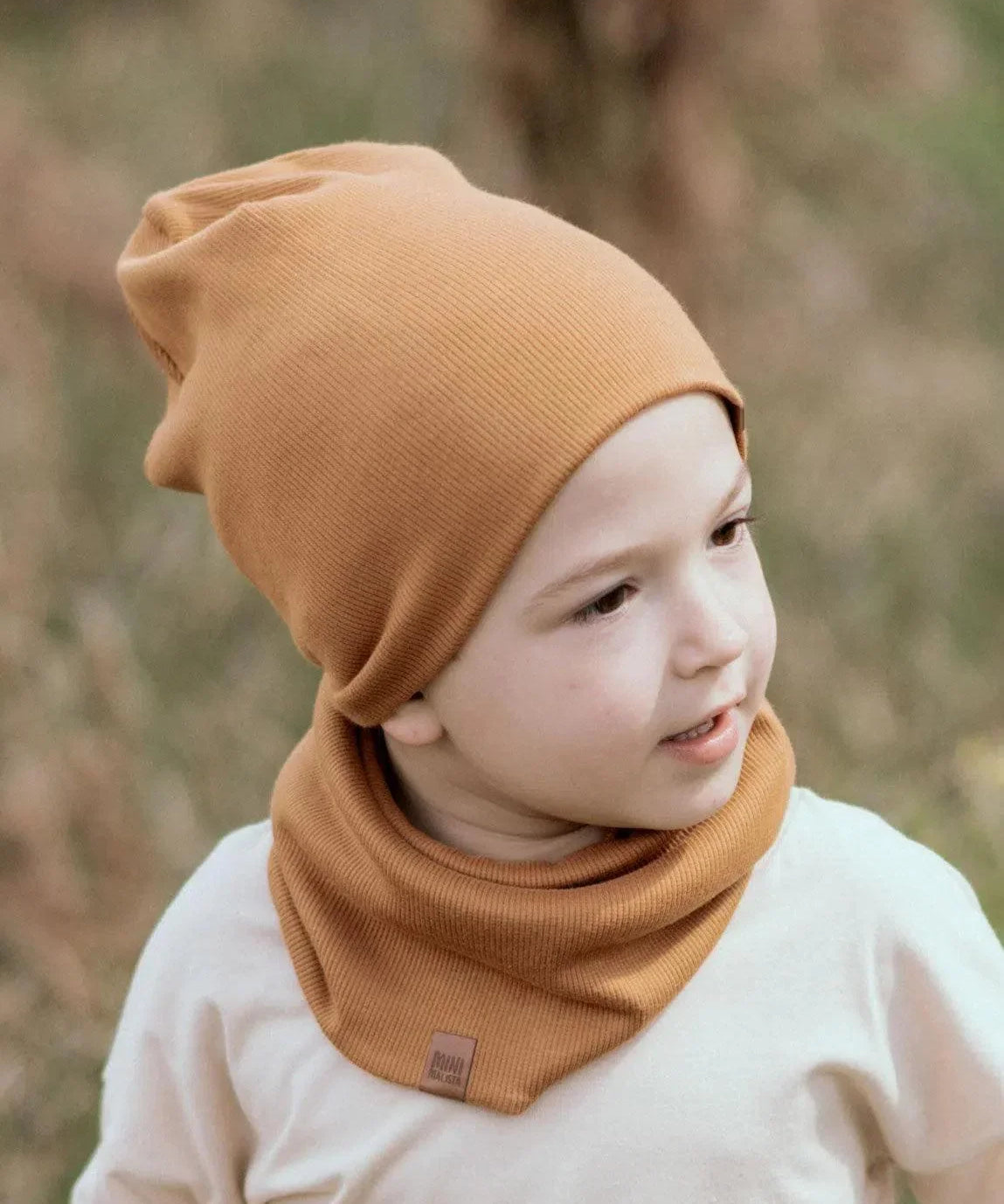 Cachecol Infinito Canelado Unissex MiniMalista | Liso Goldie - MiniMalista Baby - 0.3, b2b, black-friday, com-desconto-mm10, Frio, Menina, Menino, Neutro, Unissex, Winter Sale 20%, Winter Sale 30% -bebê-minimalista-estiloso