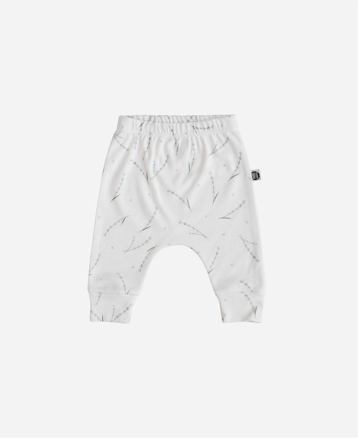 Calça de Bebê Harém Unissex Lavender - MiniMalista Baby - anonovo, b2b, Baby, com-desconto-mm10, Meia Estação, Menina, tab-tam-calça-harem-bebe -bebê-minimalista-estiloso