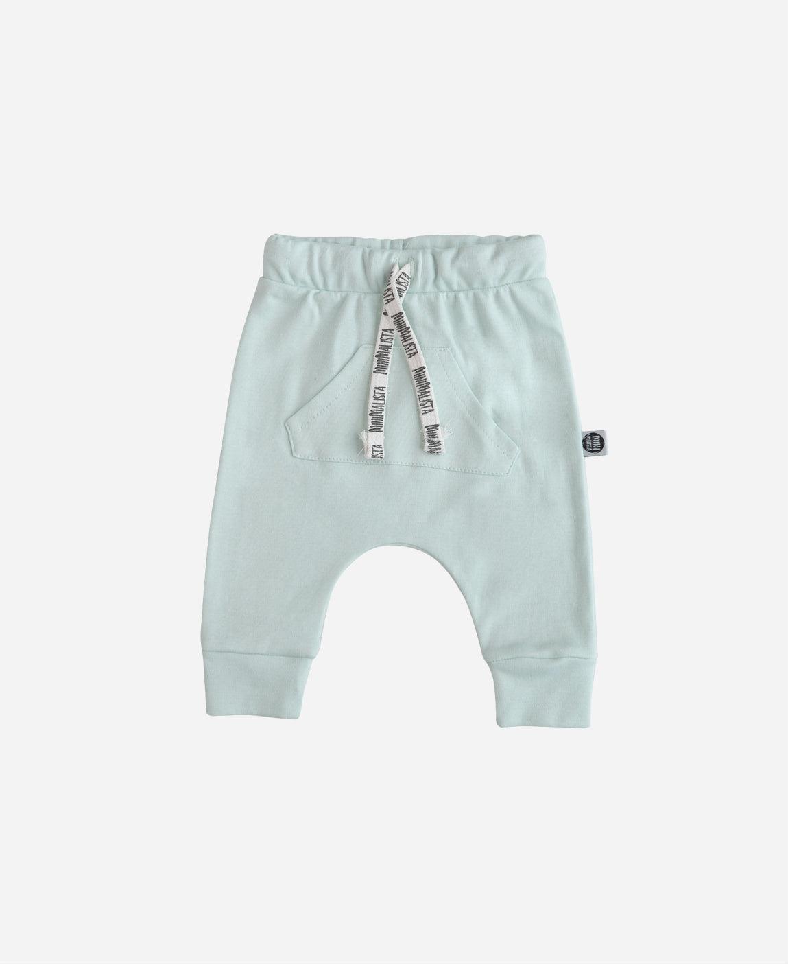 Calça de Bebê Unissex Bolsão MiniMalista Liso Mint - MiniMalista Baby - b2b, Baby, com-desconto-mm10, Meia Estação, Menino, new, tam-tam-calça-bolsao-bebe -bebê-minimalista-estiloso