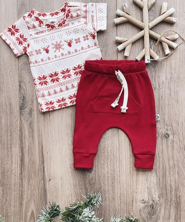 Calça de Bebê Unissex Bolsão MiniMalista Liso Real Red - MiniMalista Baby - 0, 0.3, b2b, Baby, black-friday, Christmas, com-desconto-mm10, Meia Estação, Natal, Neutro, tab-tam-calça-bolsão-kids, Unissex, Winter Sale 20%, Xmas -bebê-minimalista-estiloso