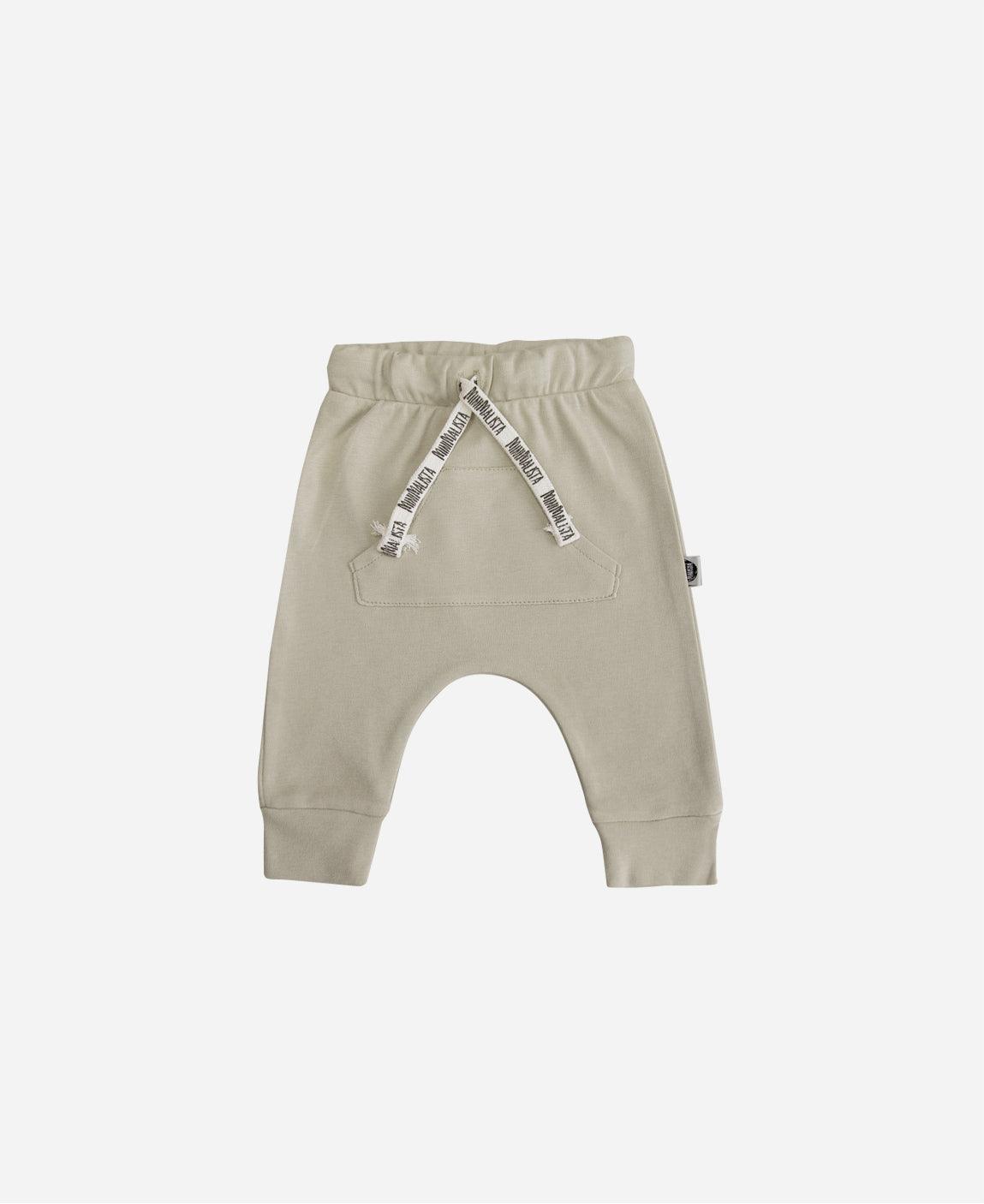 Calça de Bebê Unissex Bolsão MiniMalista Liso Stone - MiniMalista Baby - b2b, Baby, com-desconto-mm10, Meia Estação, Menino, tam-tam-calça-bolsao-bebe -bebê-minimalista-estiloso