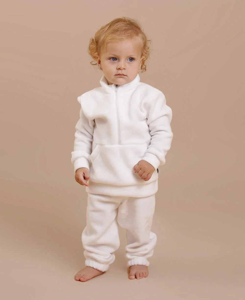 Calça Inverno Soft MiniMalista Liso Branco Algodão - MiniMalista Baby - 0.25, 0.3, anonovo, b2b, Baby, black-friday, calça-relaxed-Baby, com-desconto-mm10, Frio, Kids, Menina, Menino, Neutro, tab-tam-calça-soft-e-plush, tam-tam-calça-bolsao-bebe, Unissex -bebê-minimalista-estiloso