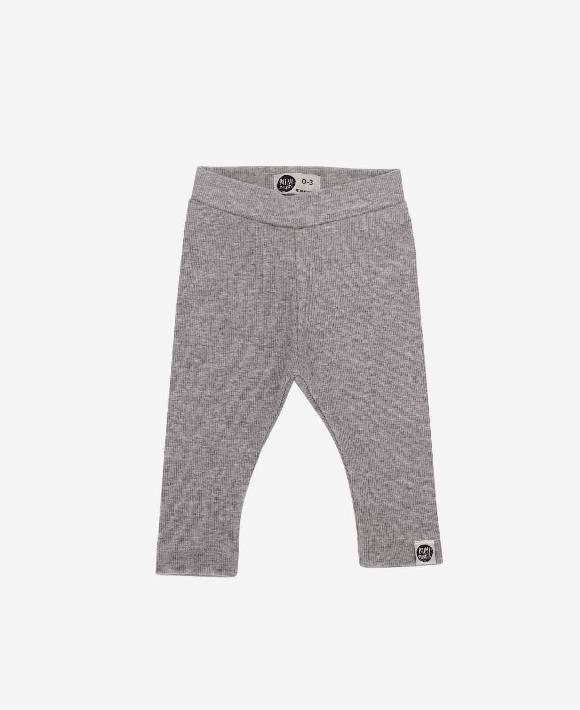 Calça Unissex Slim Canelado MiniMalista | Liso Mescla Médio - MiniMalista Baby - 0.3, b2b, Baby, black-friday, com-desconto-mm10, Frio, Kids, Menino, SALE-FINAL, tab-tam-calça-slim, Winter Sale 30% -bebê-minimalista-estiloso